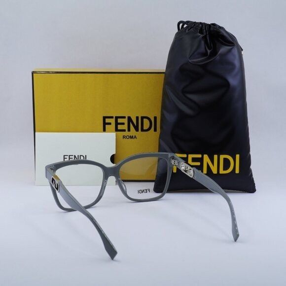 Fendi 🕶️ New Fendi FE50025I 020 Grey Eyeglasses 55mm Size ONE SIZE - 10 Thumbnail