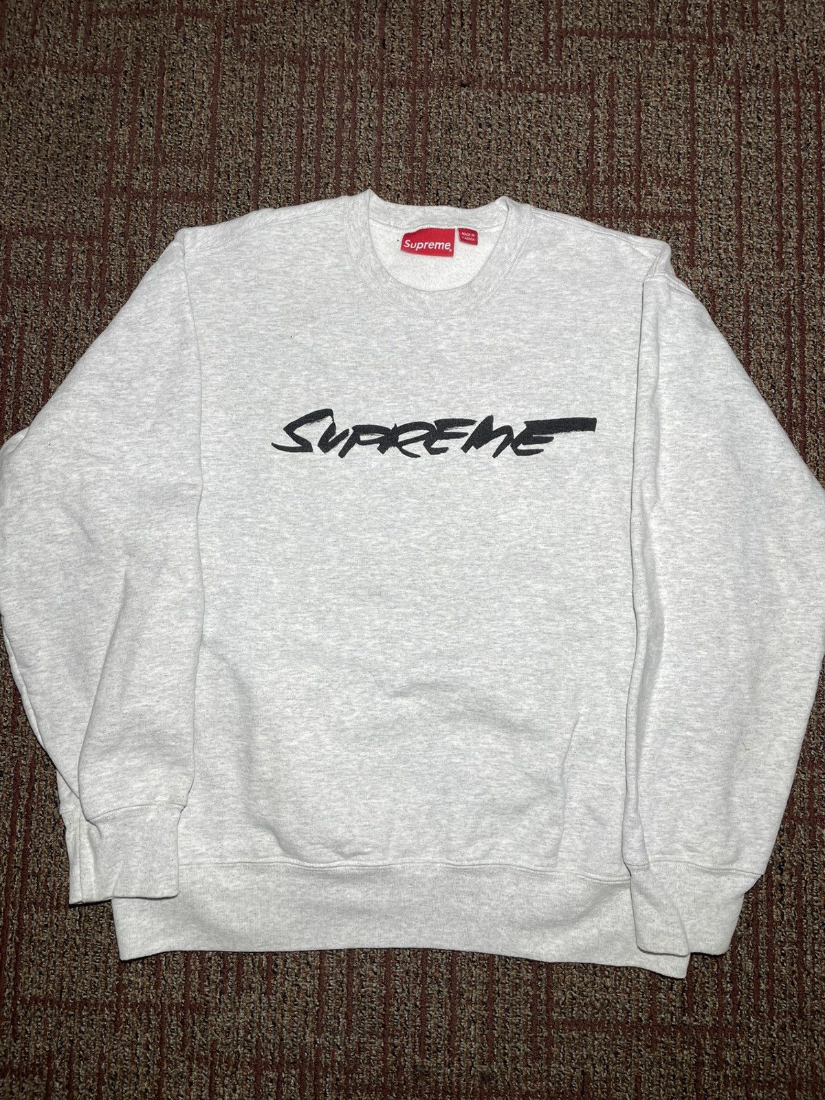 Supreme Supreme Futura Logo Crewneck (Medium) Size US M / EU 48-50 / 2 - 1 Thumbnail