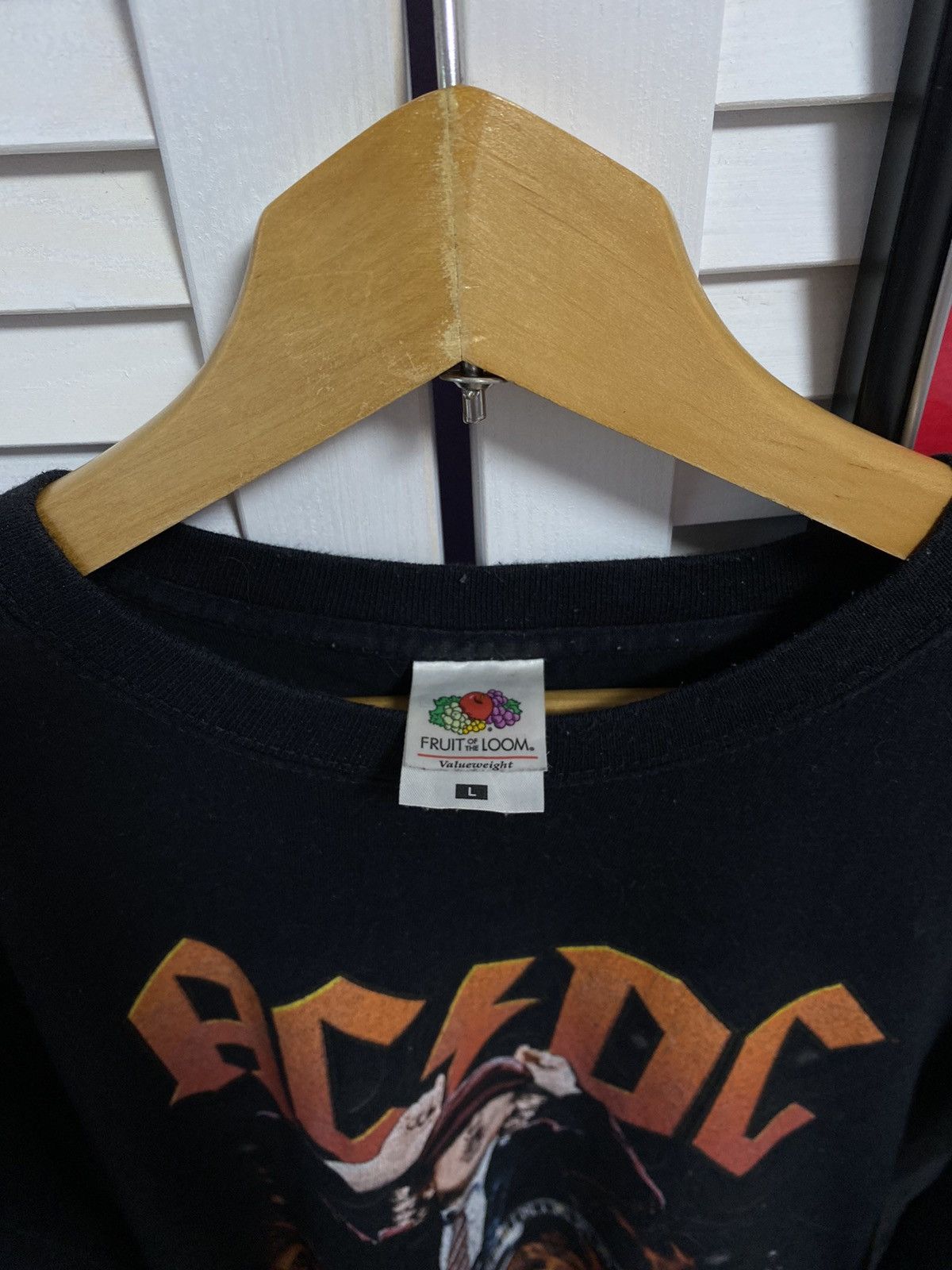 AC/DC T Shirt Tee AC/DC TOUR Highway To Europe Double Big Logo Size US L / EU 52-54 / 3 - 6 Thumbnail