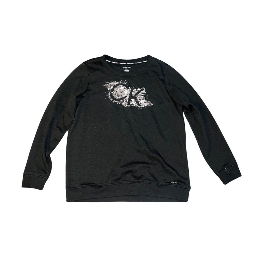 Calvin Klein Calvin Klein Sparkle Sequin CK logo Long Sleeve Top Small Size S / US 4 / IT 40 - 1 Thumbnail