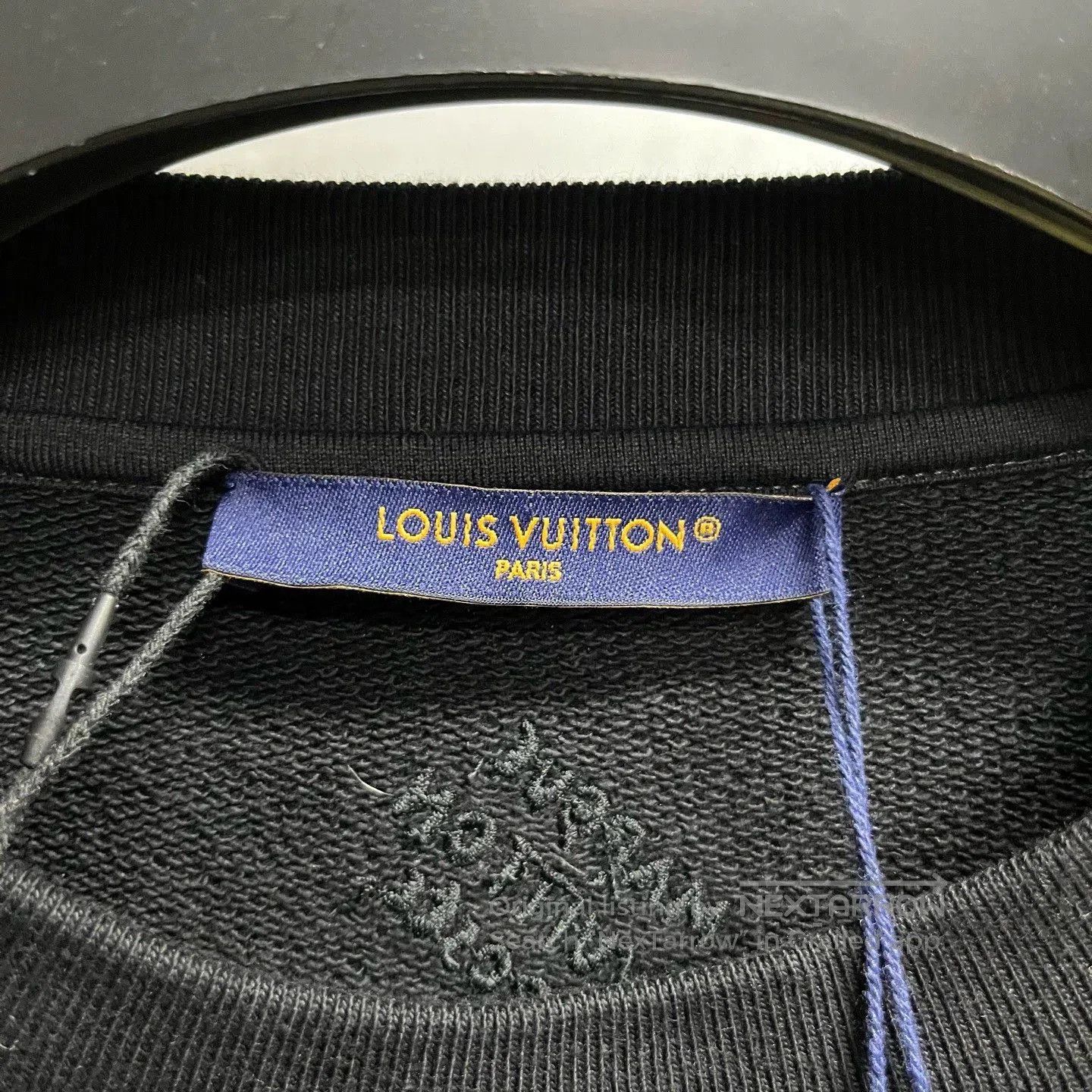 Louis Vuitton black louis vuitton long sleeve sweatshirt for men. Size US XXL / EU 58 / 5 - 2 Thumbnail