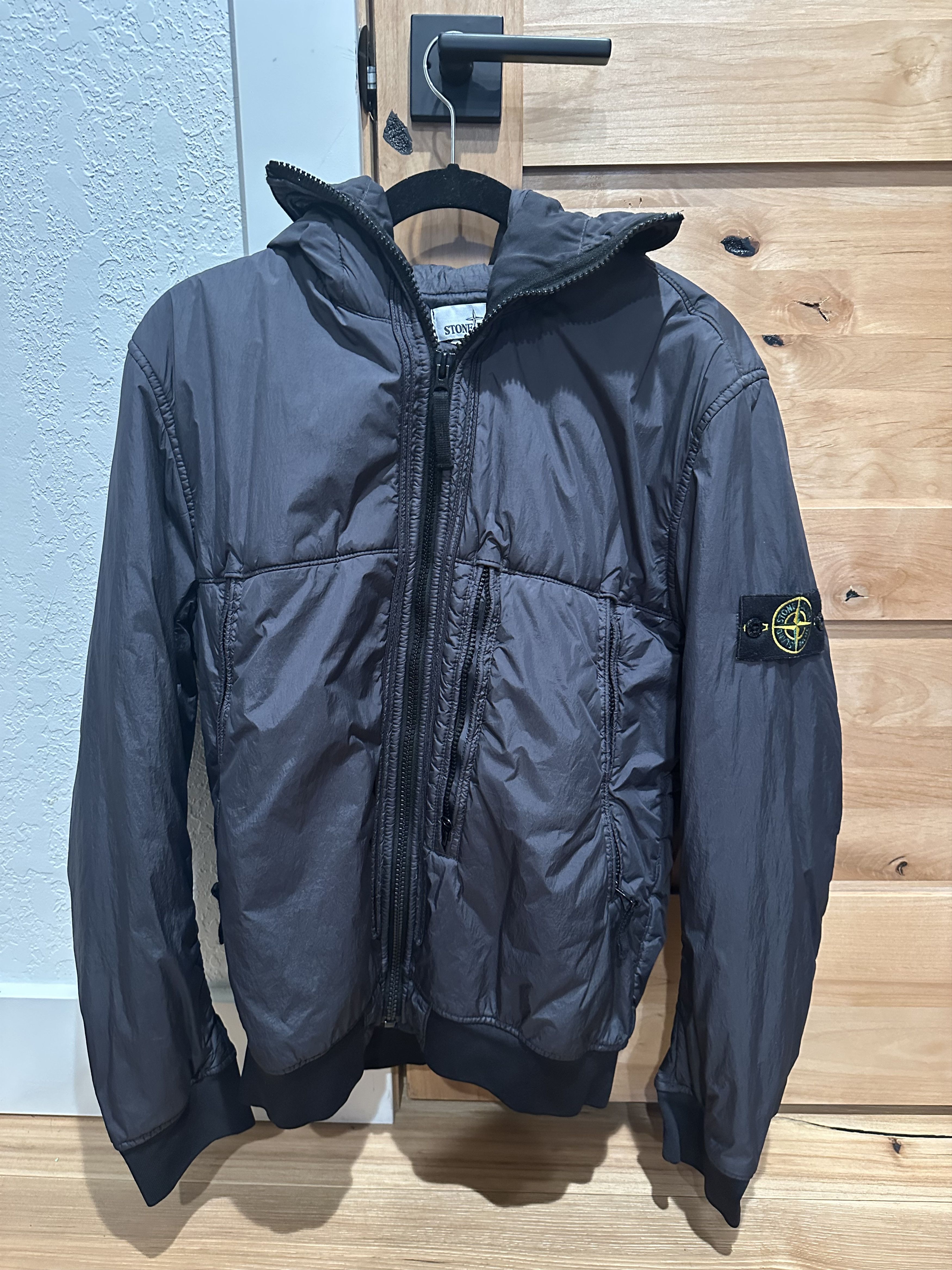 Stone Island Garment Dyed Crinkle Reps NY Jacket Size US L / EU 52-54 / 3 - 2 Thumbnail