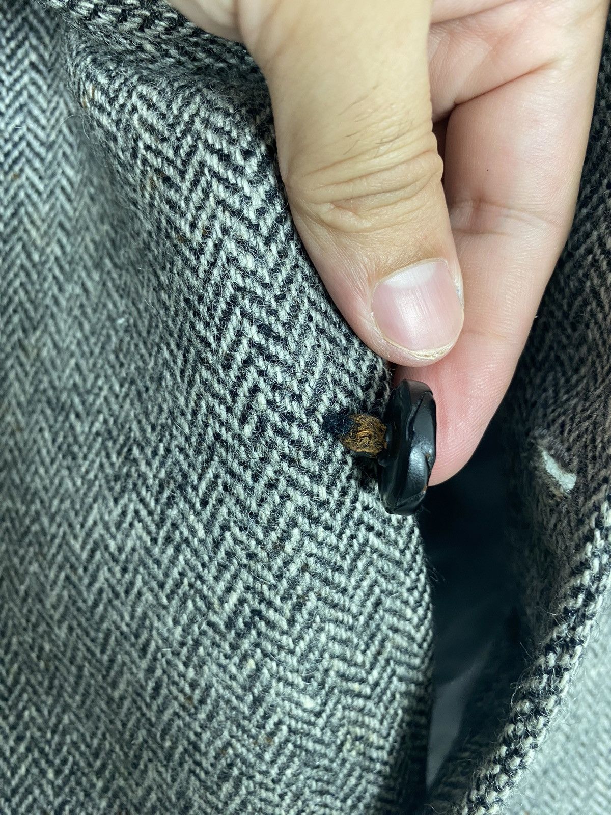 Burberry Rare‼️ Vintage Burberrys Herringbone Wool Coat Blazer Size US S / EU 44-46 / 1 - 7 Thumbnail