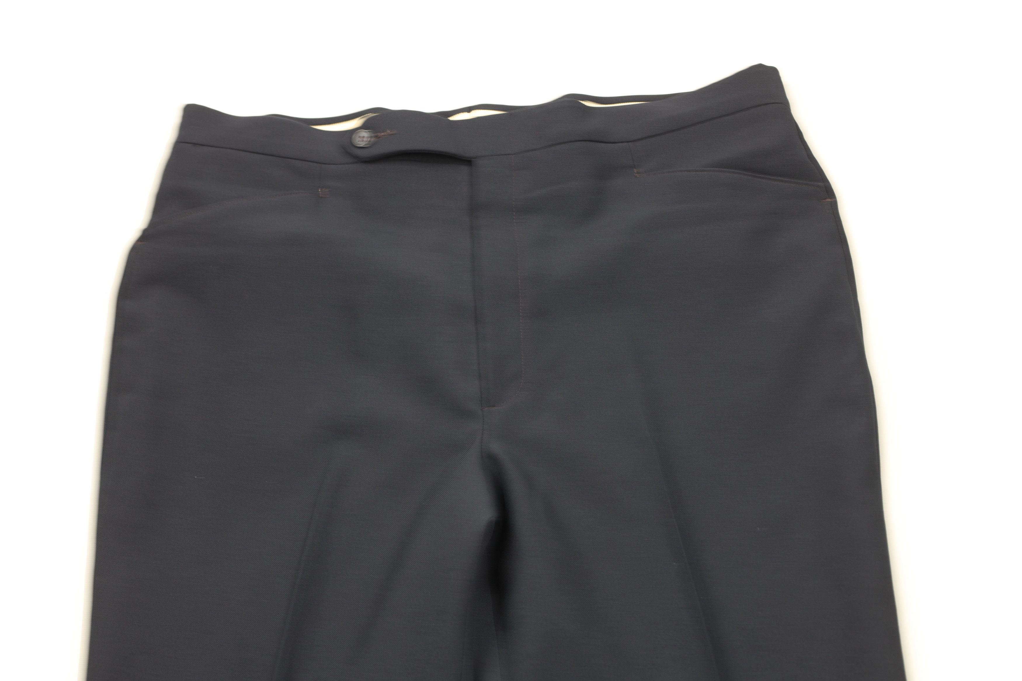 Vintage Vintage 70s Streetwear Knit Flared Wide Leg Chino Pants Blue Size US 38 / EU 54 - 2 Thumbnail