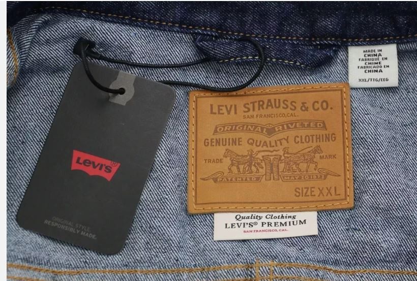 Levi's Levi's Premium Type I Denim Jacket Selvedge Trucker New Size US XXL / EU 58 / 5 - 5 Thumbnail