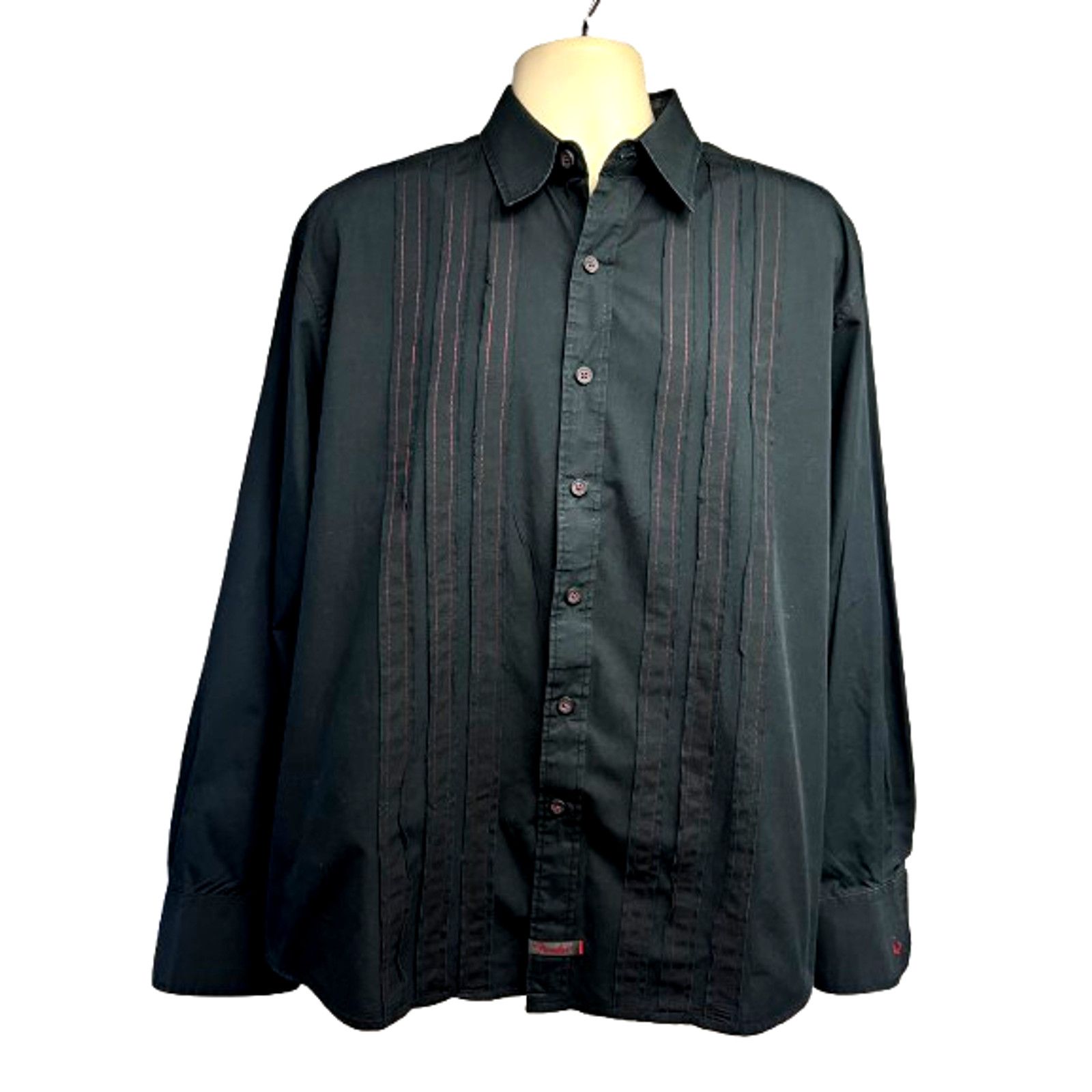 Fender Fender Black Button Up Shirt Mens XL Embroidered Guitar New Size US XL / EU 56 / 4 - 3 Thumbnail