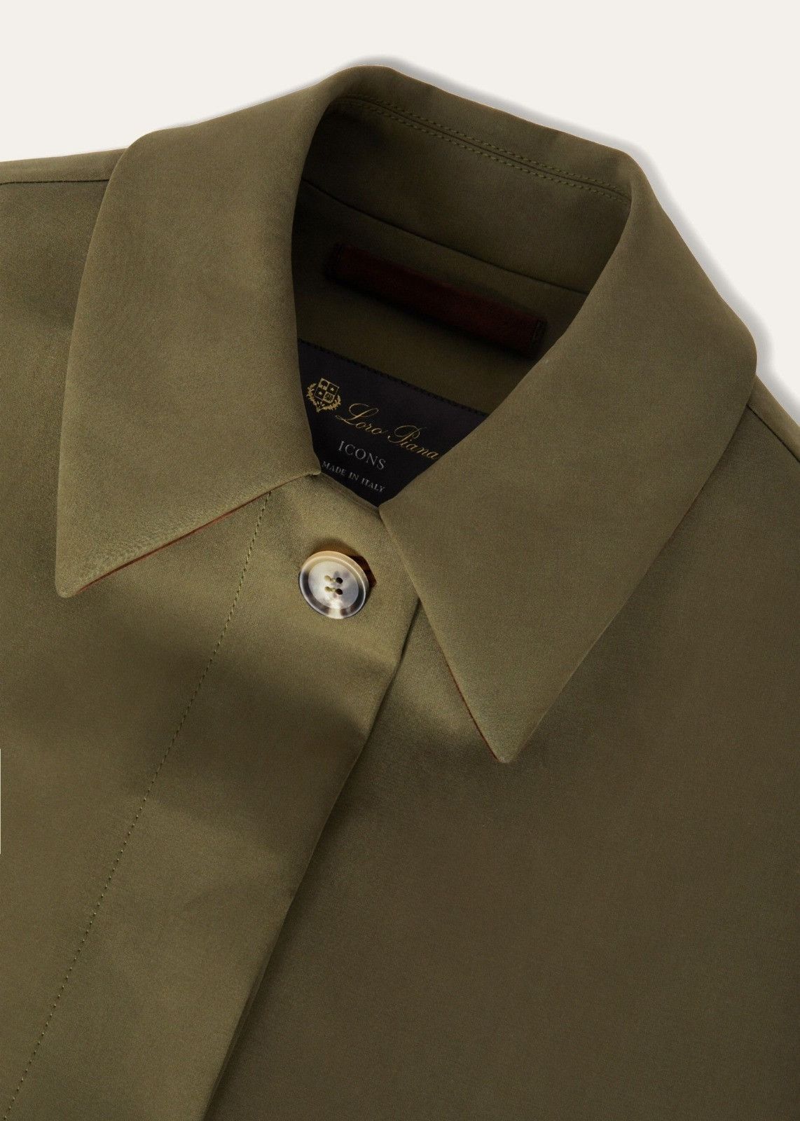 Loro Piana o1srvl11e1124 Single-Breasted Coat in Green Size XS / US 0-2 / IT 36-38 - 3 Thumbnail