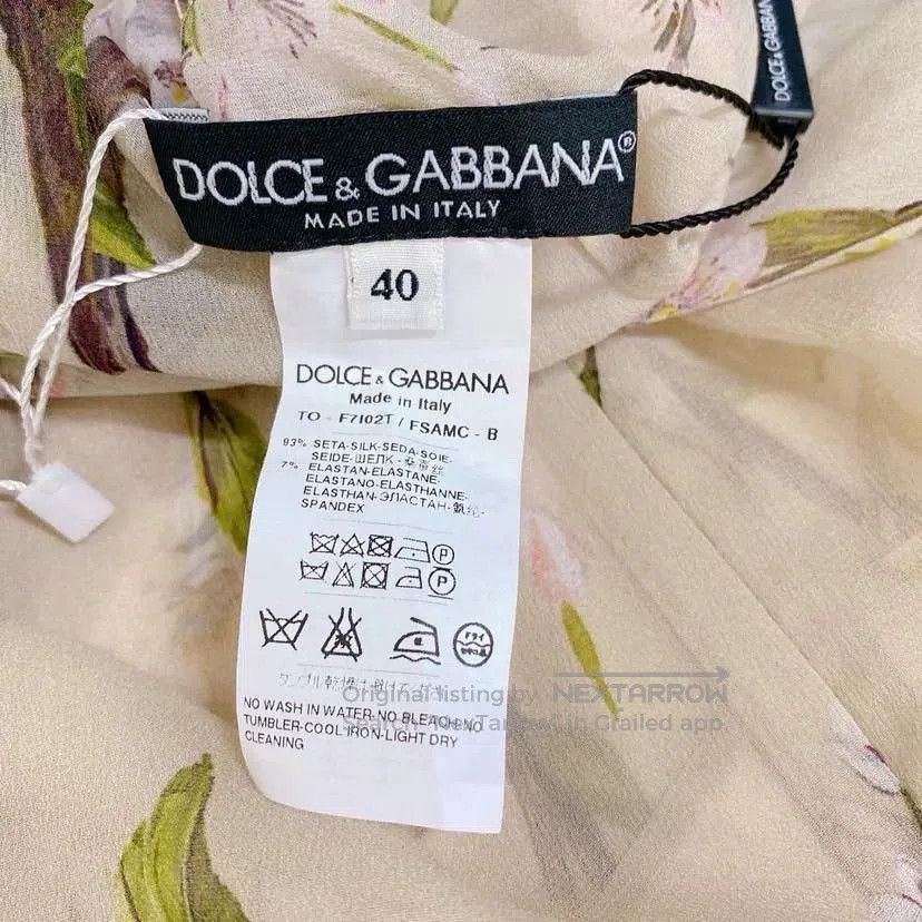 Dolce & Gabbana Dolce & Gabbana Floral Top. Size M / US 6-8 / IT 42-44 - 6 Thumbnail
