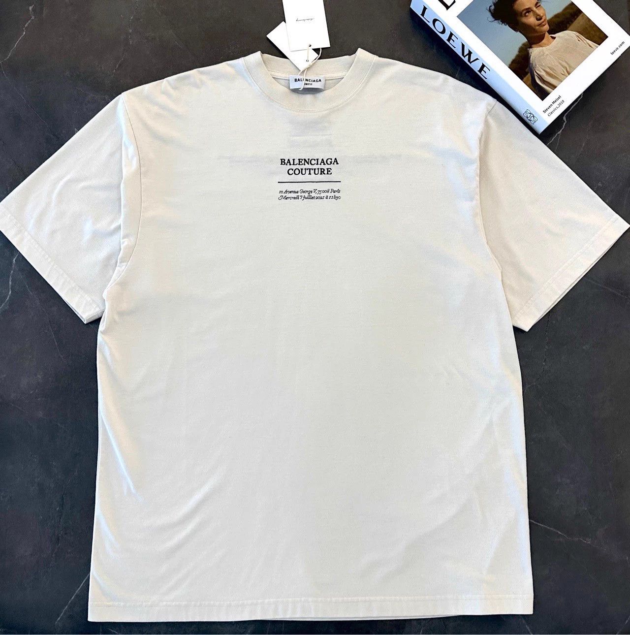 Balenciaga Balenciaga White Short Sleeve T-shirt XXS 95 Size US XXS / EU 40 - 1 Thumbnail
