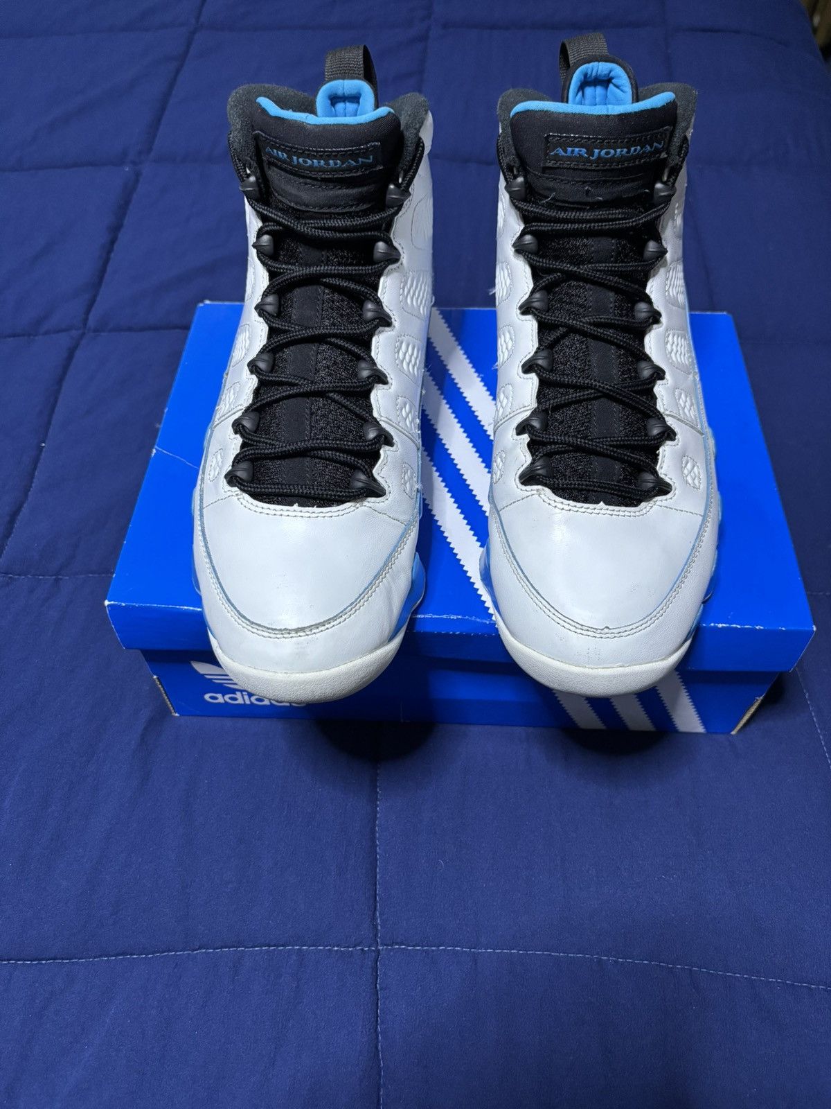 Jordan Brand Air Jordan 9 Retro 2024 Powder Blue Size 10.5 Size US 10.5 / EU 43-44 - 2 Thumbnail