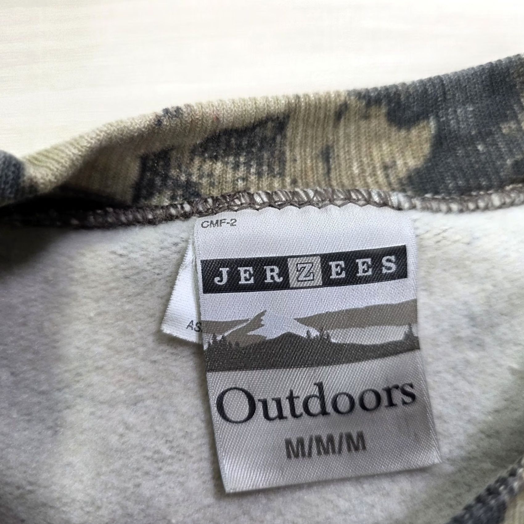 Jerzees VINTAGE JERZEES Outdoors Camo Sweatshirt Men's Medium Mossy Oak Tree Stand Pullover Size US M / EU 48-50 / 2 - 4 Thumbnail