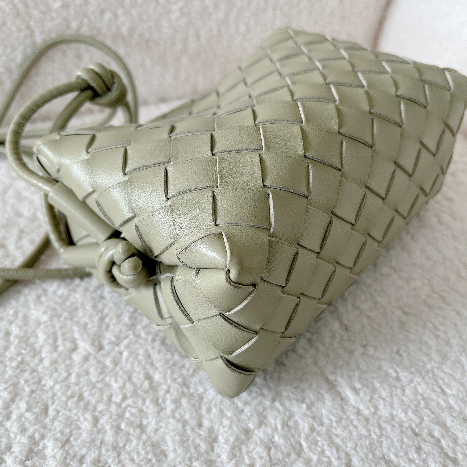Bottega Veneta Bottega Veneta white woven camera bag Size ONE SIZE - 7 Thumbnail