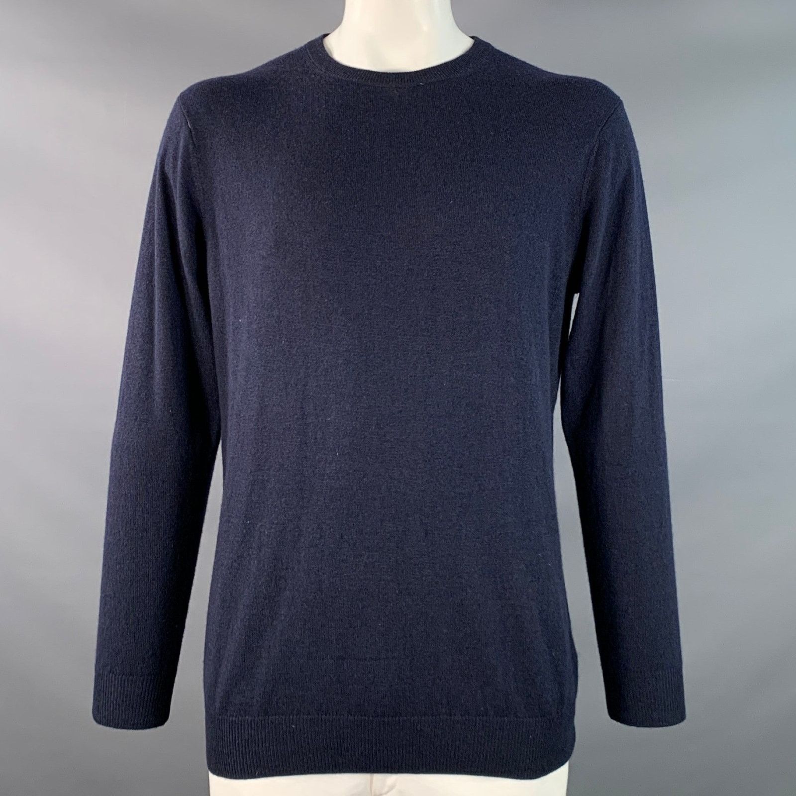 Rodd & Gunn XL Navy Knit Wool Cashmere Blend Crew Neck Sweater Size XL / US 12-14 / IT 48-50 - 1 Thumbnail