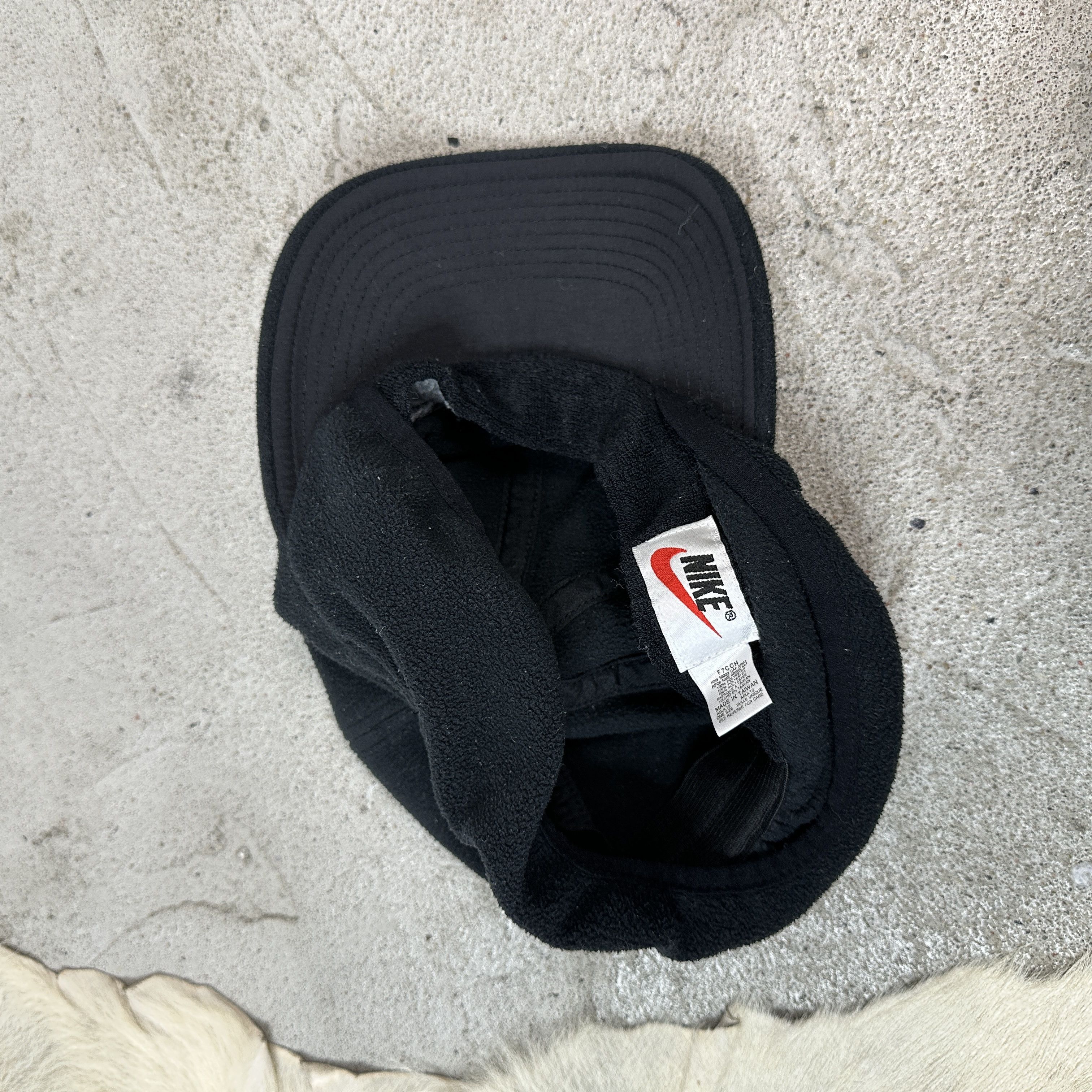 Nike × Vintage Nike 90s Vintage Fleece Cap Size ONE SIZE - 5 Thumbnail