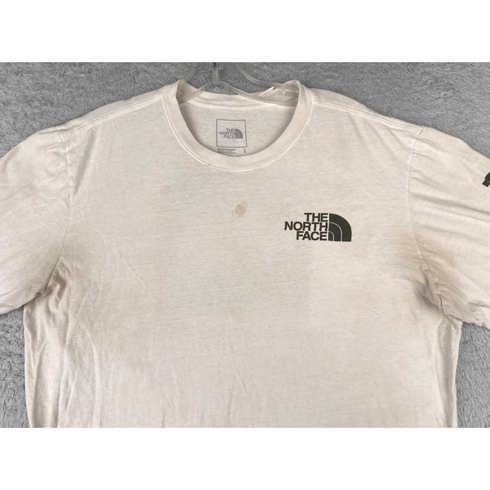 The North Face The North Face Shirt Men Large White Long Sleeve Cotton Crew Neck Mens Size US L / EU 52-54 / 3 - 4 Thumbnail