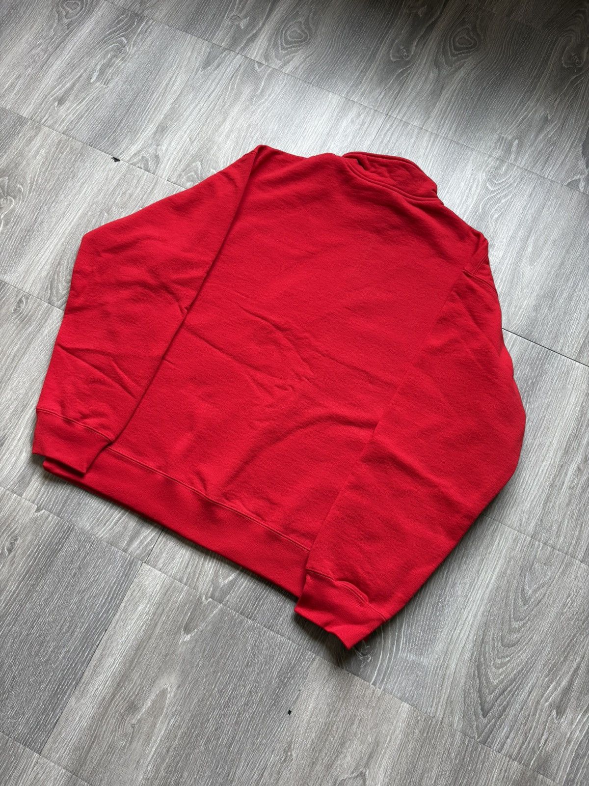 Supreme Supreme Collegiate Half Zip Pullover Red FW24 Size US L / EU 52-54 / 3 - 6 Thumbnail