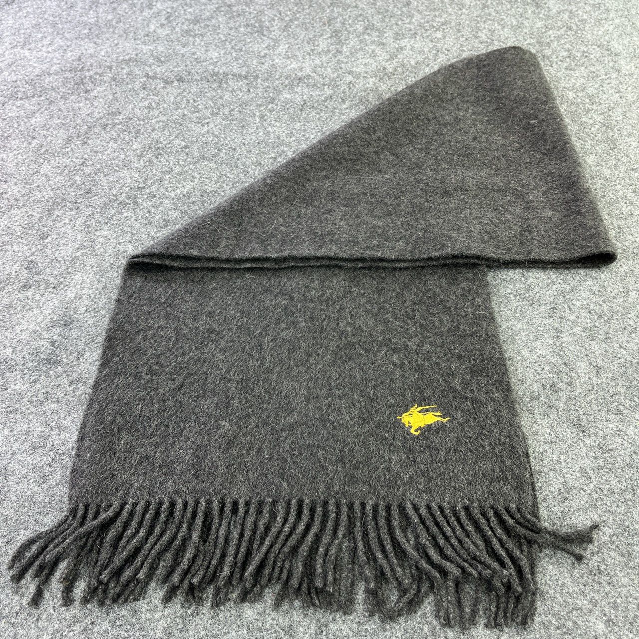 Burberry × Vintage Burberry Plain Scarf / Muffler / Neckwear T687 Size ONE SIZE - 3 Thumbnail
