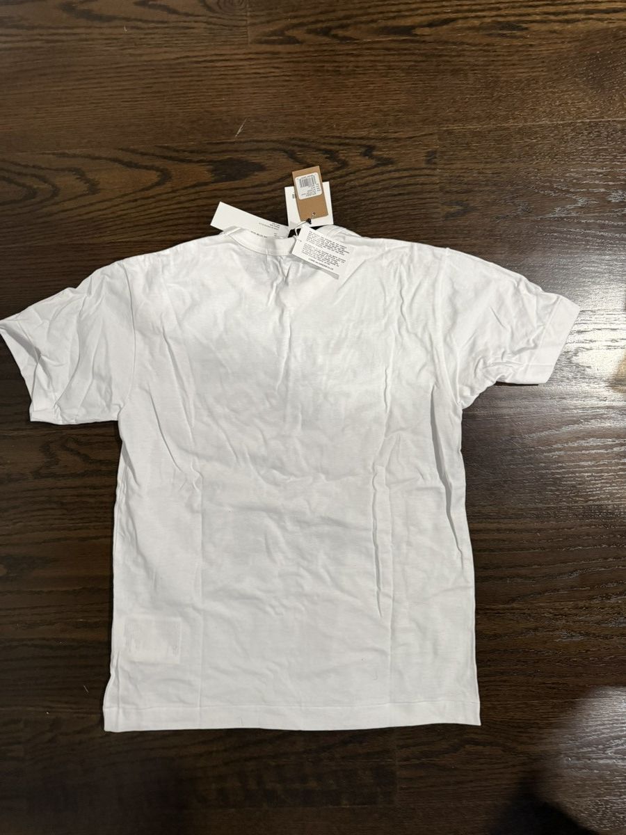 Other Stussy & CDG white t shirt Size US M / EU 48-50 / 2 - 2 Thumbnail