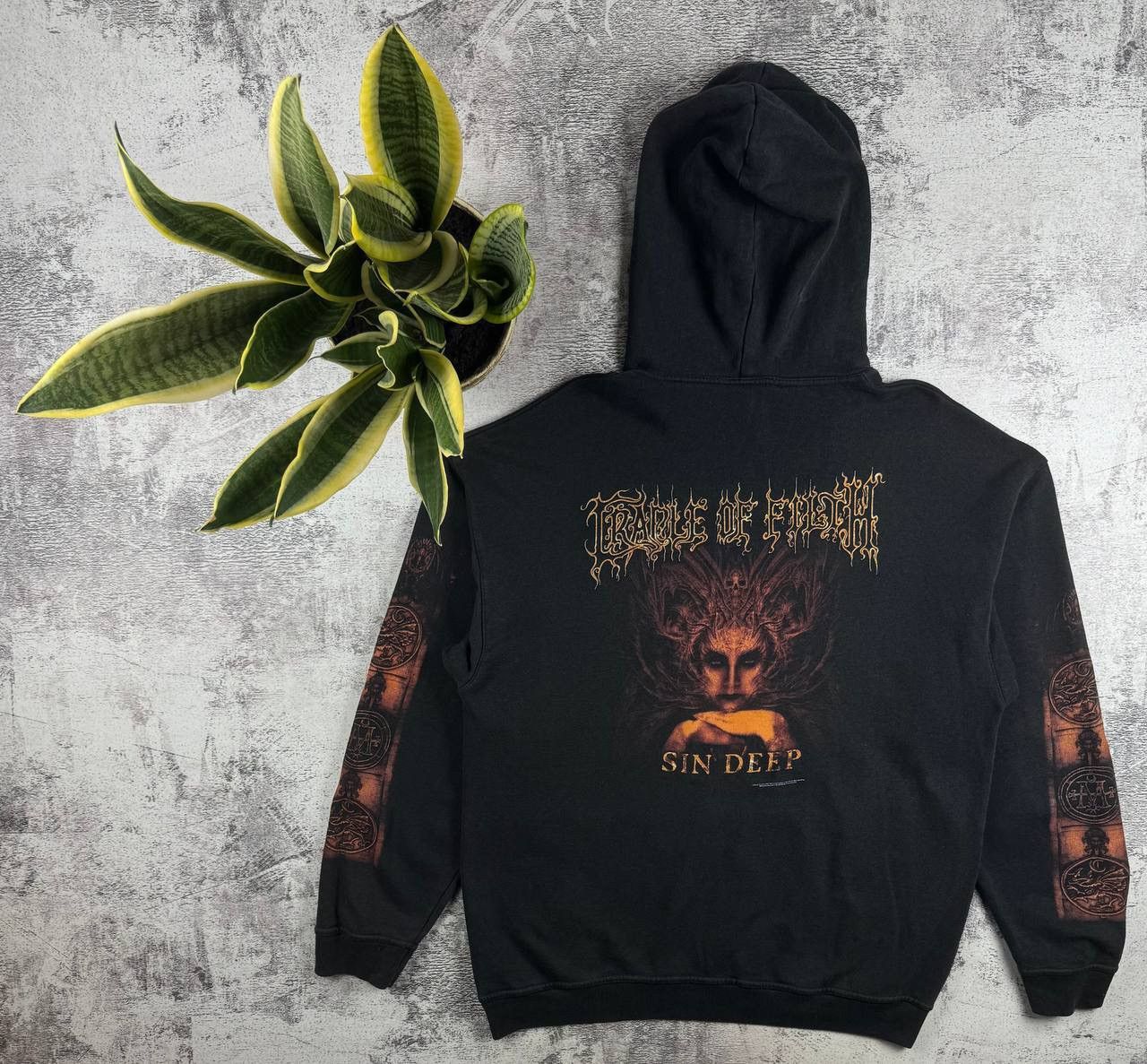 Band Tees Cradle Of Filth 2000 Sin Deep Black Men’s XL Band Tour Merch Hoodie Sweatshirt Size US XL / EU 56 / 4 - 1 Thumbnail