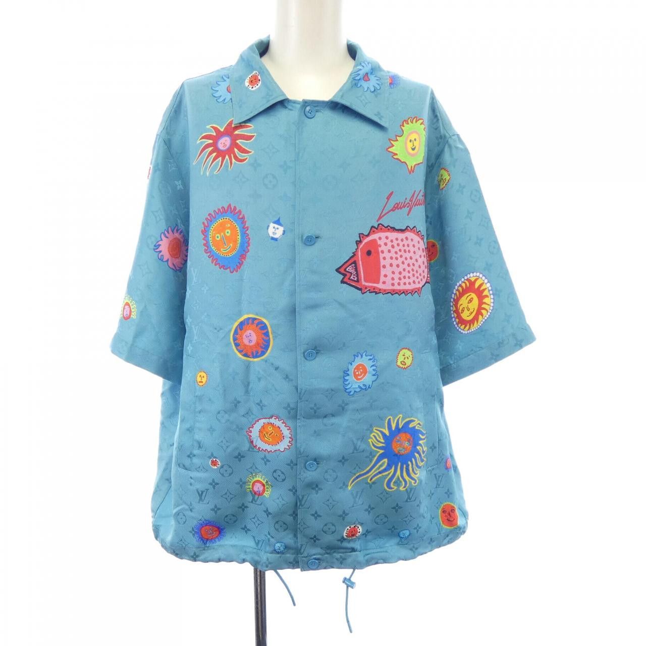 Louis Vuitton Louis Vuitton Louis Vuitton Yayoi Kusama S/S Shirt Silk Shirt Others Tops HOS31WV36 DUTY FREE for USA Size ONE SIZE - 1 Thumbnail