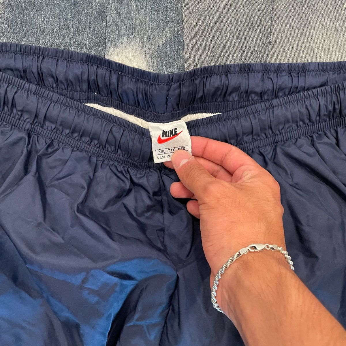 Nike × Vintage CRAZY Baggy Essential 90s Nike Track Pants Size US 30 / EU 46 - 3 Thumbnail