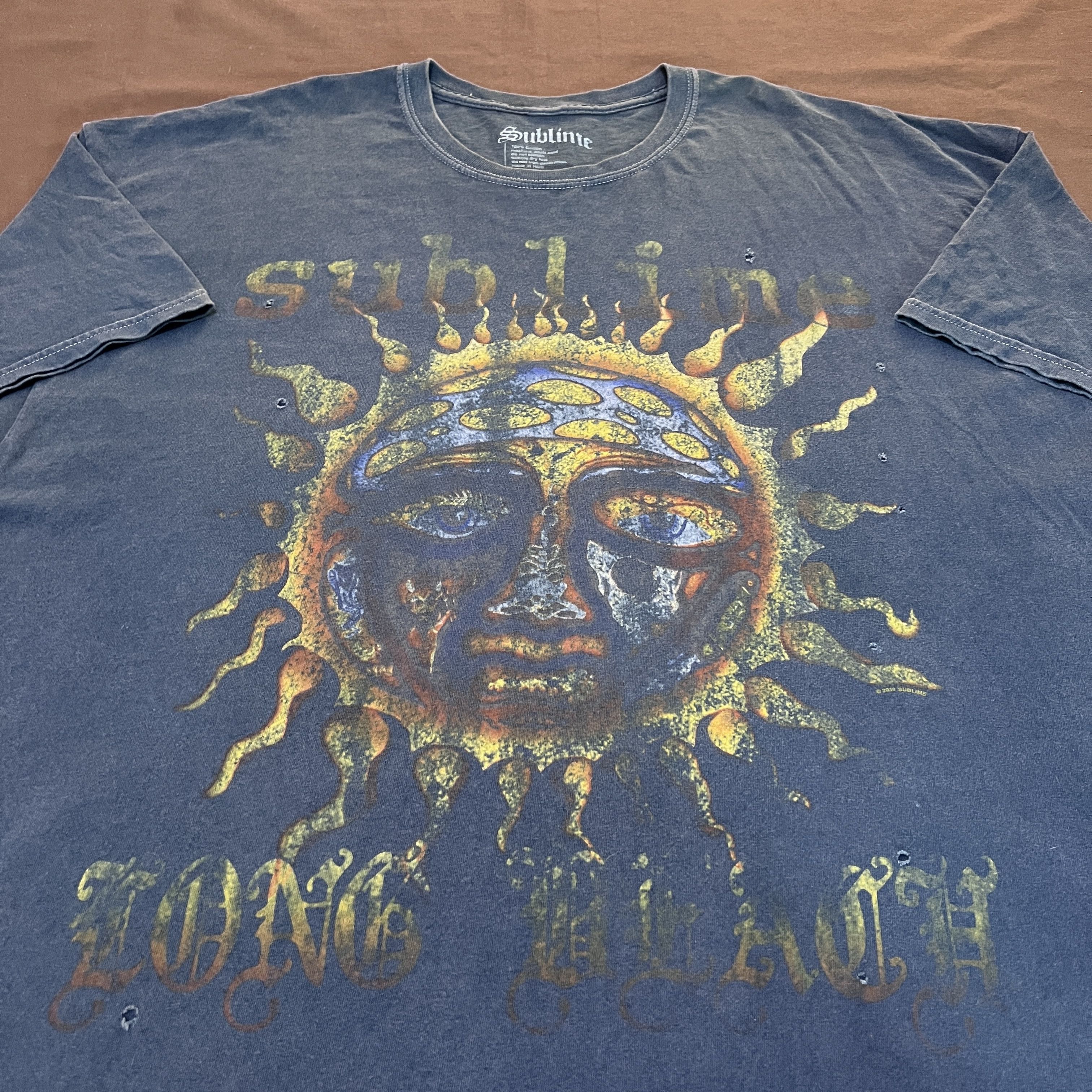 2019 Sublime Band Promo Tee Shirt 2XL Oversized Faded