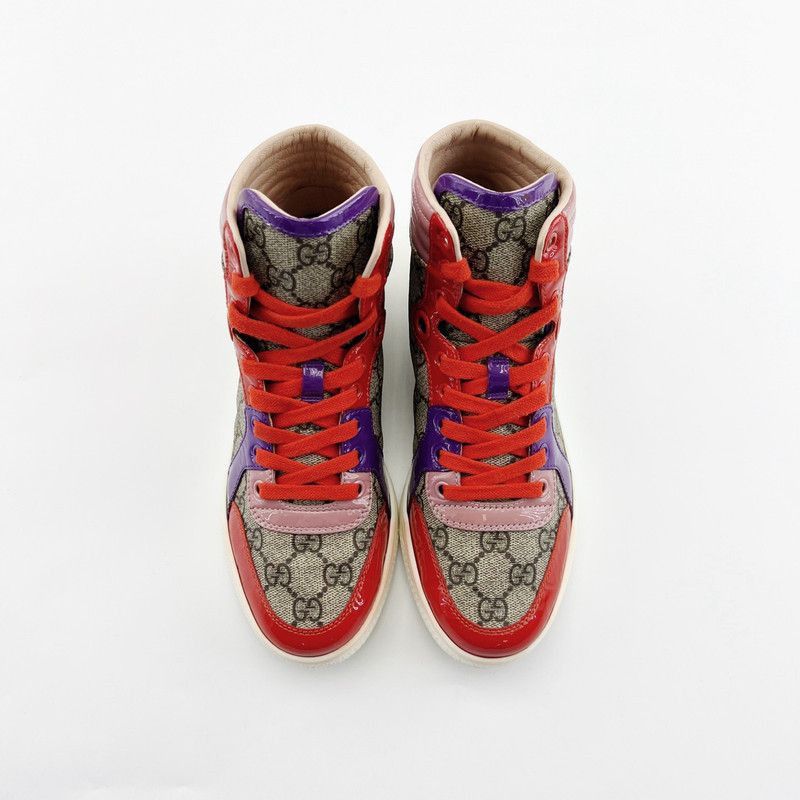 Gucci Gucci Fashion High-Top Sneakers for Women - Size US 5 / IT 35 - 2 Thumbnail