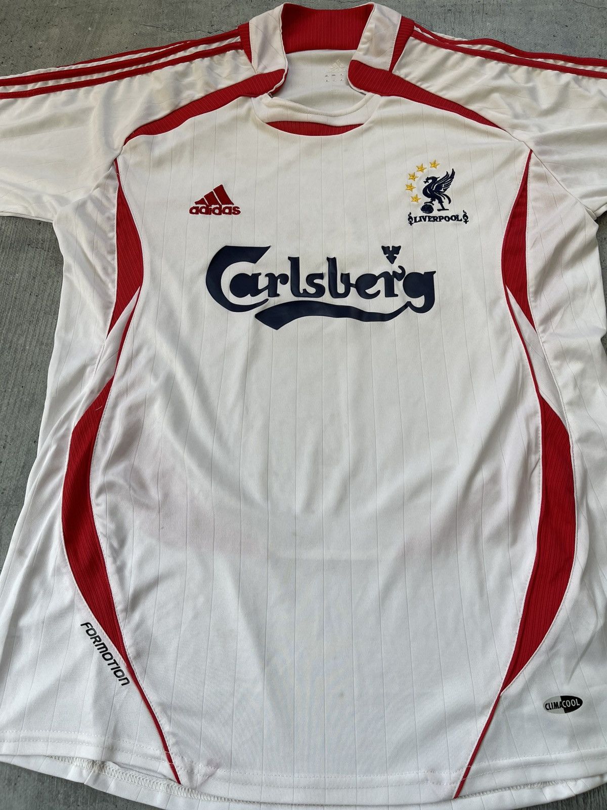 Adidas Vintage Adidas Liverpool Carlsberg tee jersey 90s y2k Size US M / EU 48-50 / 2 - 4 Thumbnail