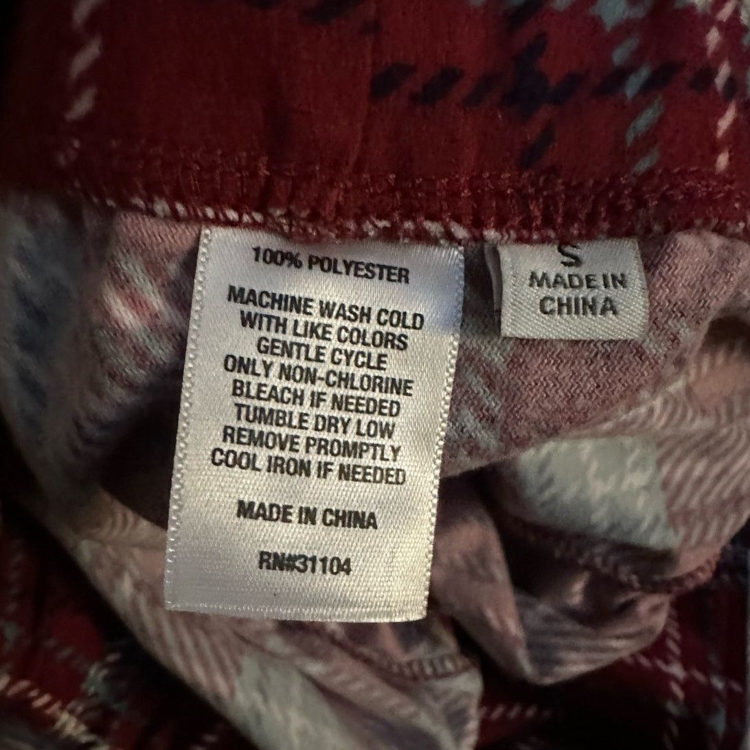 Designer Wonderly Intimates Plaid Flannel Pajamas Size ONE SIZE - 9 Thumbnail