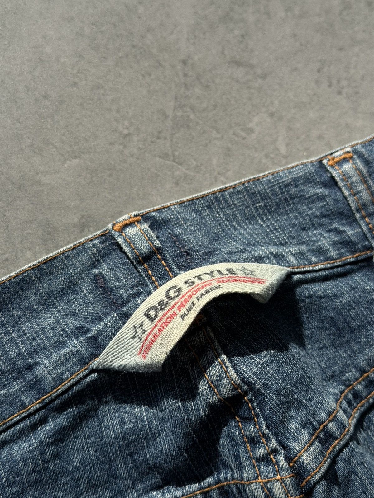 Dolce & Gabbana 2000s Dolce & Gabbana Washed Flared Denim Jeans Size 31" - 4 Thumbnail