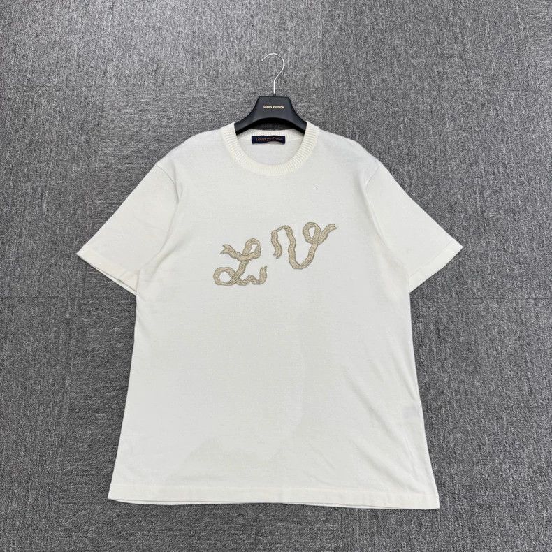 Louis Vuitton SS25 Snake Embroidery Tee - dmc