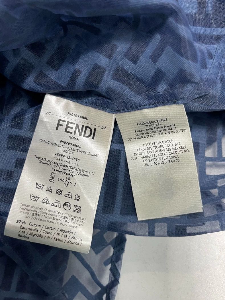 Fendi Fendi Short Sleeve Printed Shirt Brand New Size US L / EU 52-54 / 3 - 6 Thumbnail