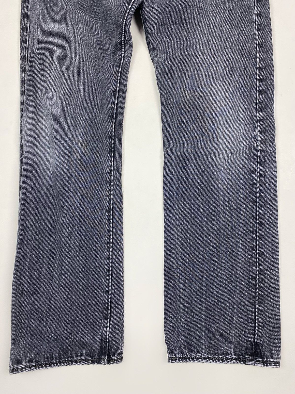 Levi's Levi’s 501 Washed Gray Distressed Denim Pants 30X30 Size US 30 / EU 46 - 3 Thumbnail