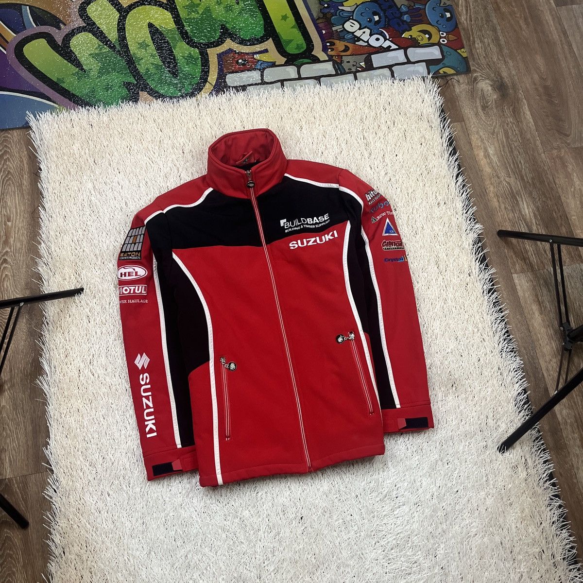 Vintage VTG Suzuki Build Base Racing Jacket HAWK Size US M / EU 48-50 / 2 - 1 Thumbnail