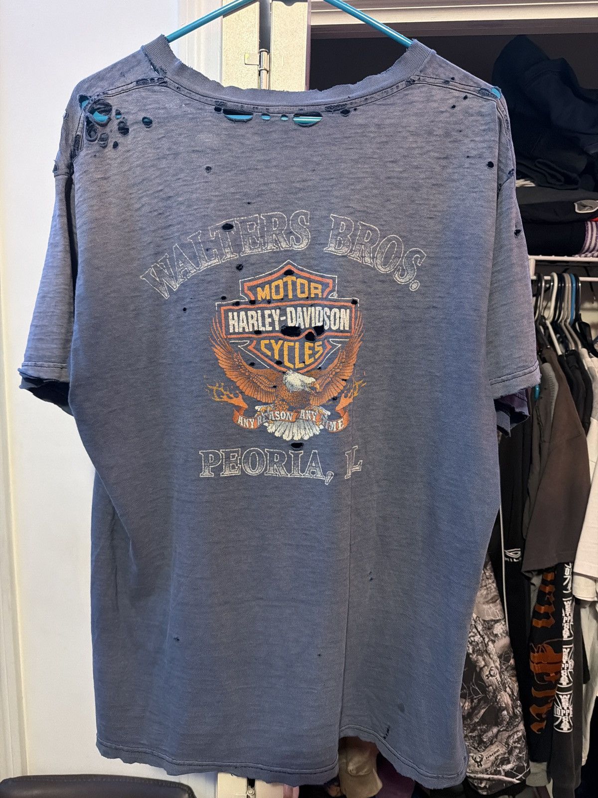 Harley Davidson Vintage Thrashed Harley Davidson Size US M / EU 48-50 / 2 - 1 Thumbnail