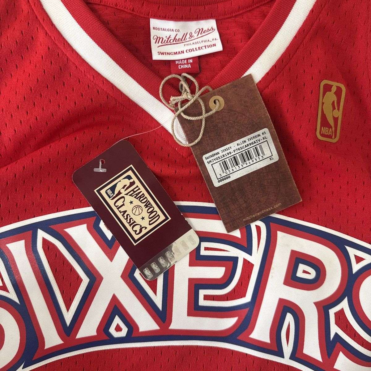 Mitchell & Ness Allen Iverson 76ers Mitchell & Ness 96/97 Swingman Jersey XL Size US XL / EU 56 / 4 - 3 Thumbnail