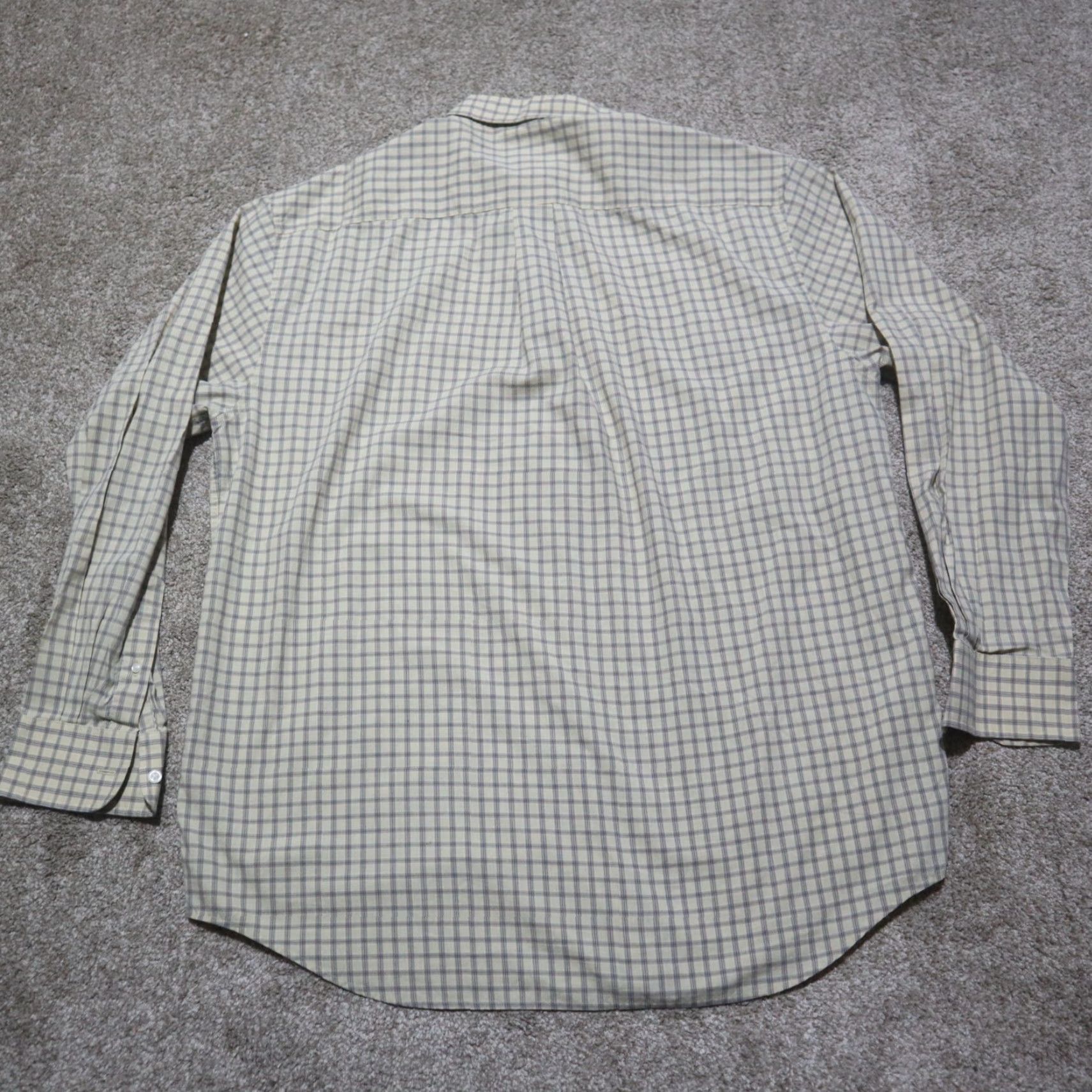 Vintage Saddlebred Shirt Button-Up Long Sleeve Plaid Tan Brown Pocket Men L Size Size US L / EU 52-54 / 3 - 8 Thumbnail
