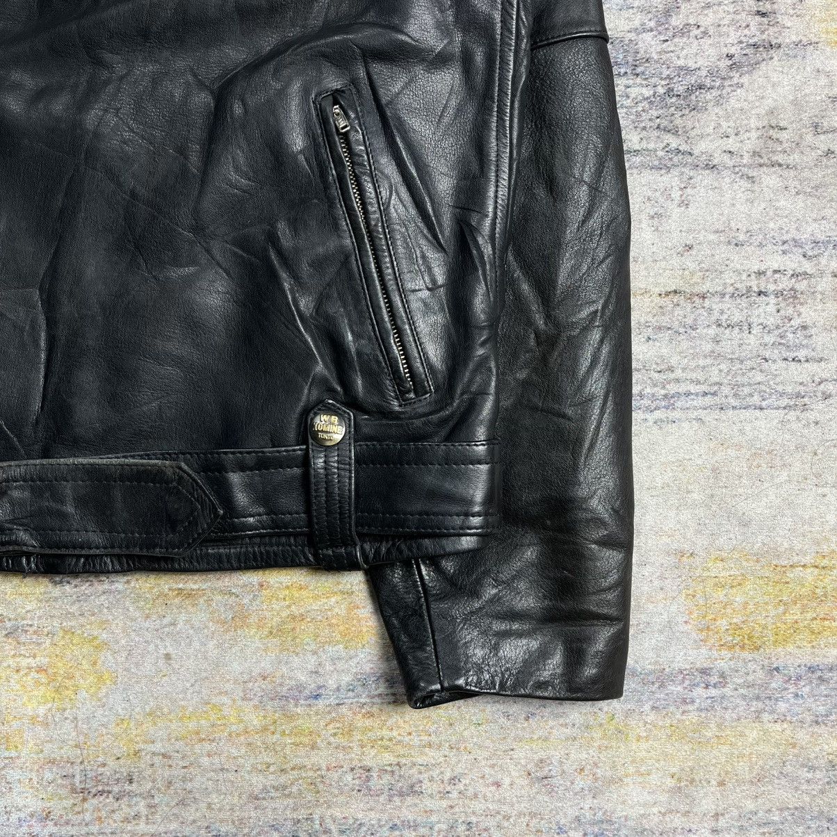 Isamu Katayama Backlash × Japanese Brand × Kadoya Vintage Komine double rider leather jacket Size US L / EU 52-54 / 3 - 14 Thumbnail