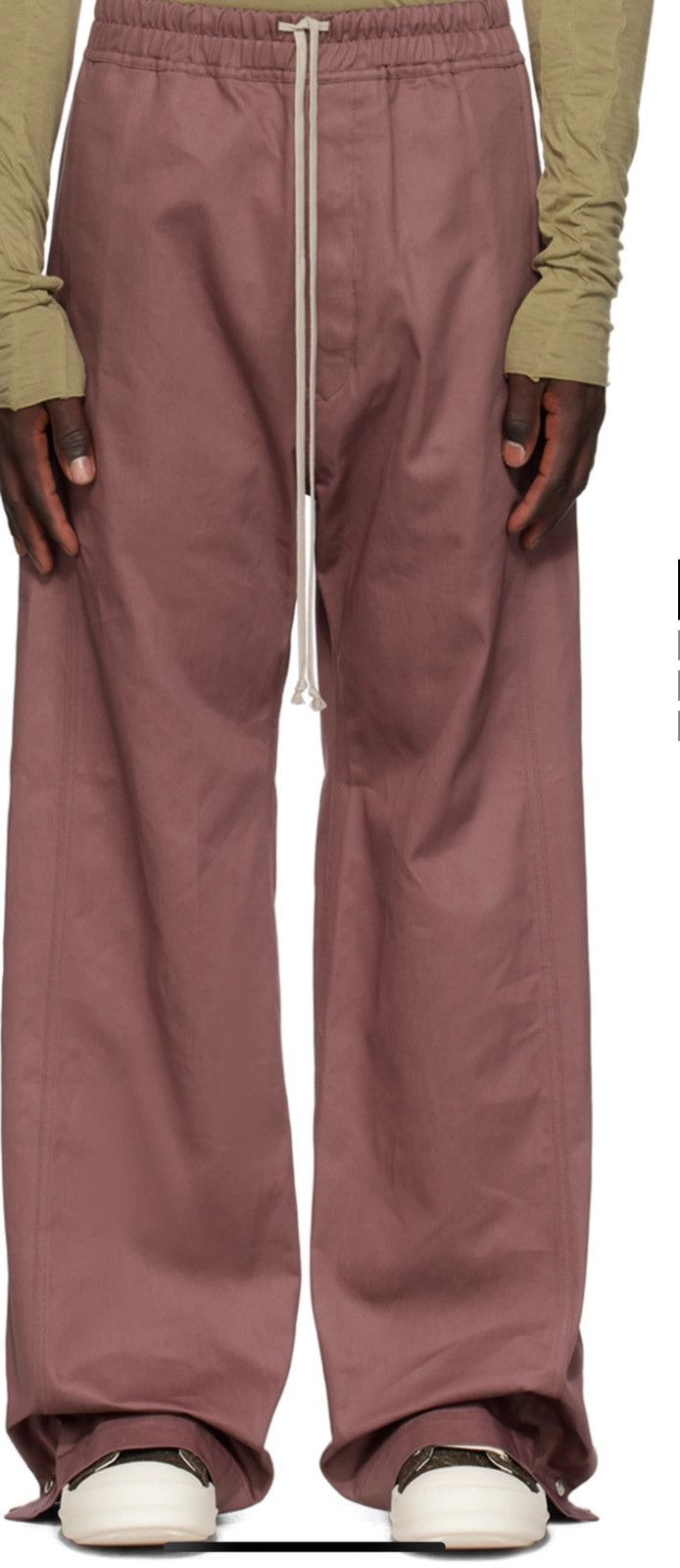 image of Rick Owens Drkshdw Purple Press Stud Sweatpants in Mauve, Men's (Size 33)