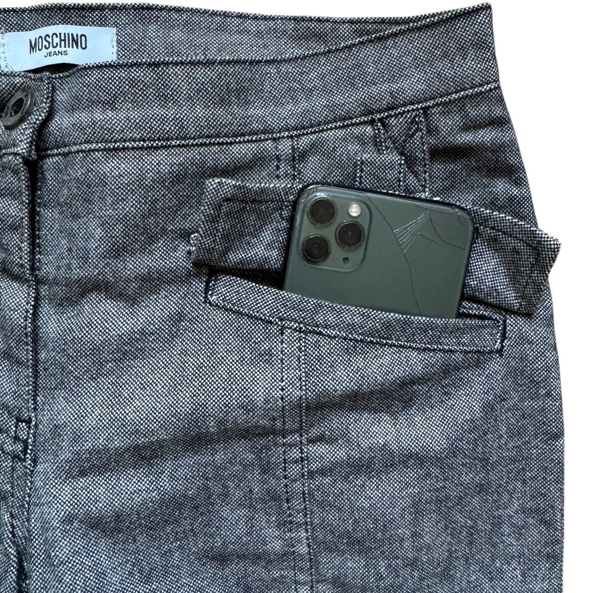Moschino Moschino Jeans Flare Bushpant Denim Size 29" - 8 Thumbnail