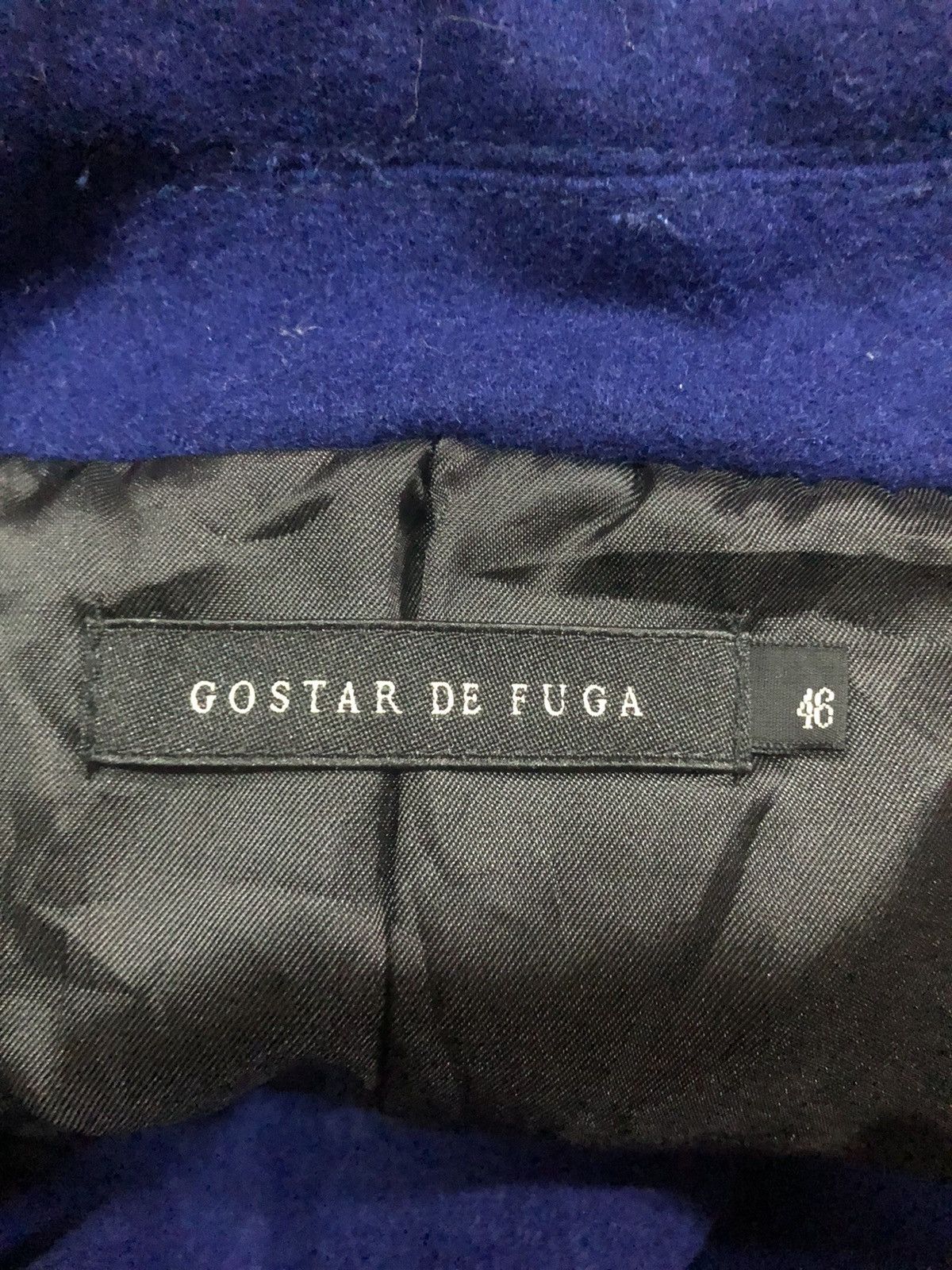 GOSTAR DE FUGA × If Six Was Nine × Le Grande Bleu (L.G.B.) Gostar De Fuga Double Breast Wool Pea Coat Size US S / EU 44-46 / 1 - 3 Thumbnail