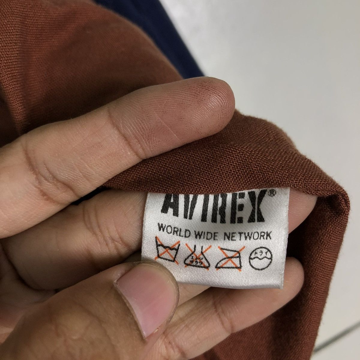 Avirex 🔥VTG 80’s BRIEFING TIME AVIREX BOMBER JACKET LEATHER COLLAR Size US M / EU 48-50 / 2 - 22 Thumbnail