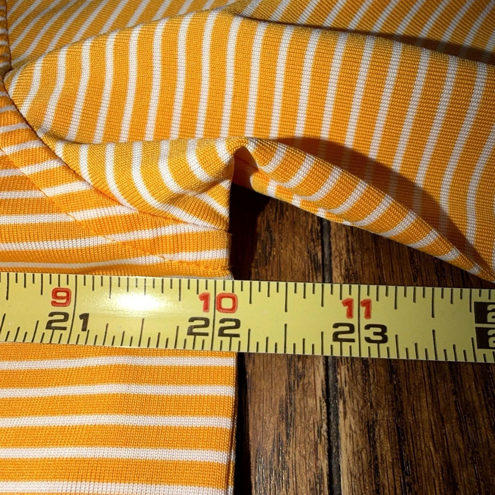 Vintage Donald Ross Oakmont Country Club Polo Shirt Mens M OCC Logo Orange Striped Golf Classic, Preppy, Sports Shirt Size US M / EU 48-50 / 2 - 7 Thumbnail