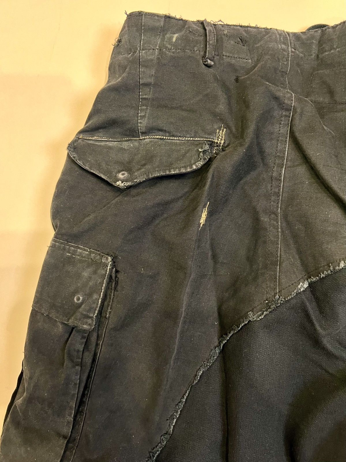 Greg Lauren Black cargo pants with tracksuits Size US 38 / EU 54 - 11 Thumbnail
