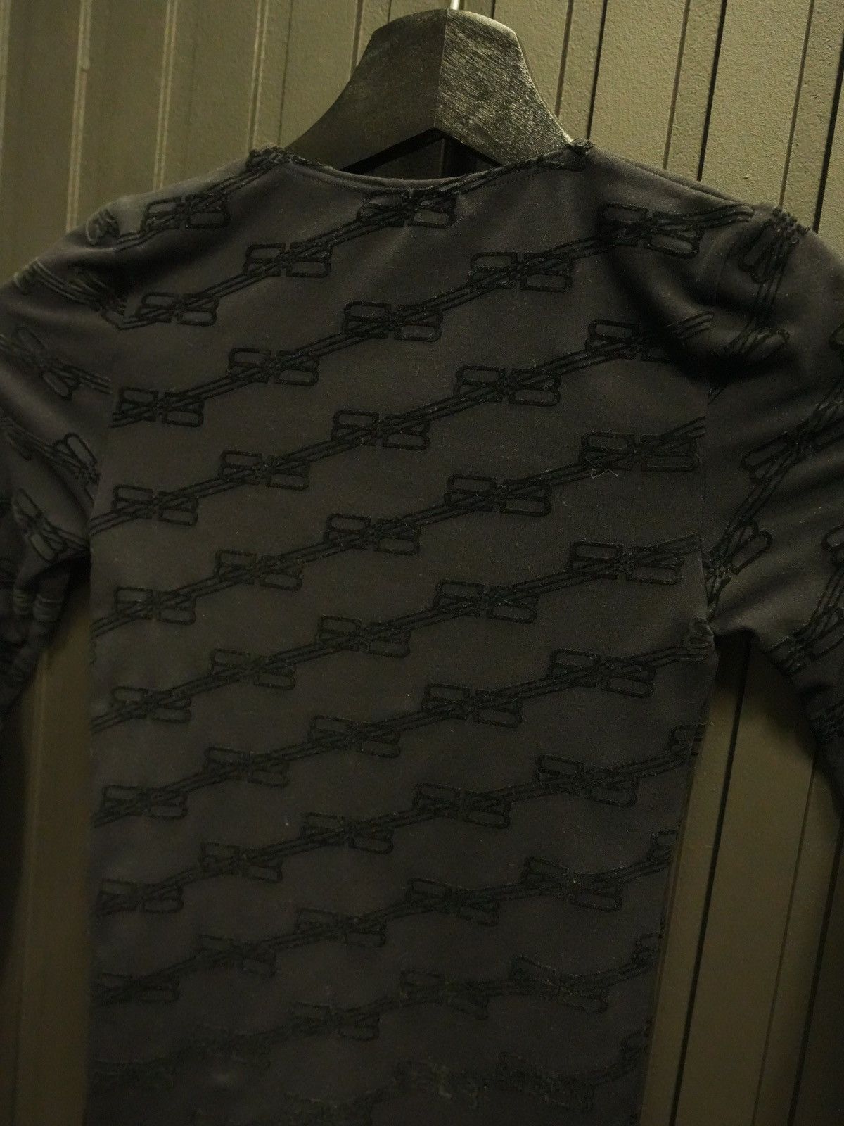Balenciaga Balenciaga BB Monogram Elastic Long Sleeve Top Size S / US 4 / IT 40 - 4 Thumbnail