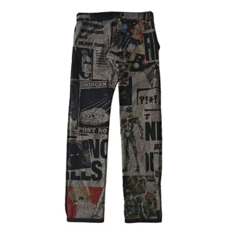 Designer × Y's × Yohji Yamamoto Y’s Denim Pants Collabs Manga Artis Shotaro Ishimori Size US 30 / EU 46 - 1 Thumbnail