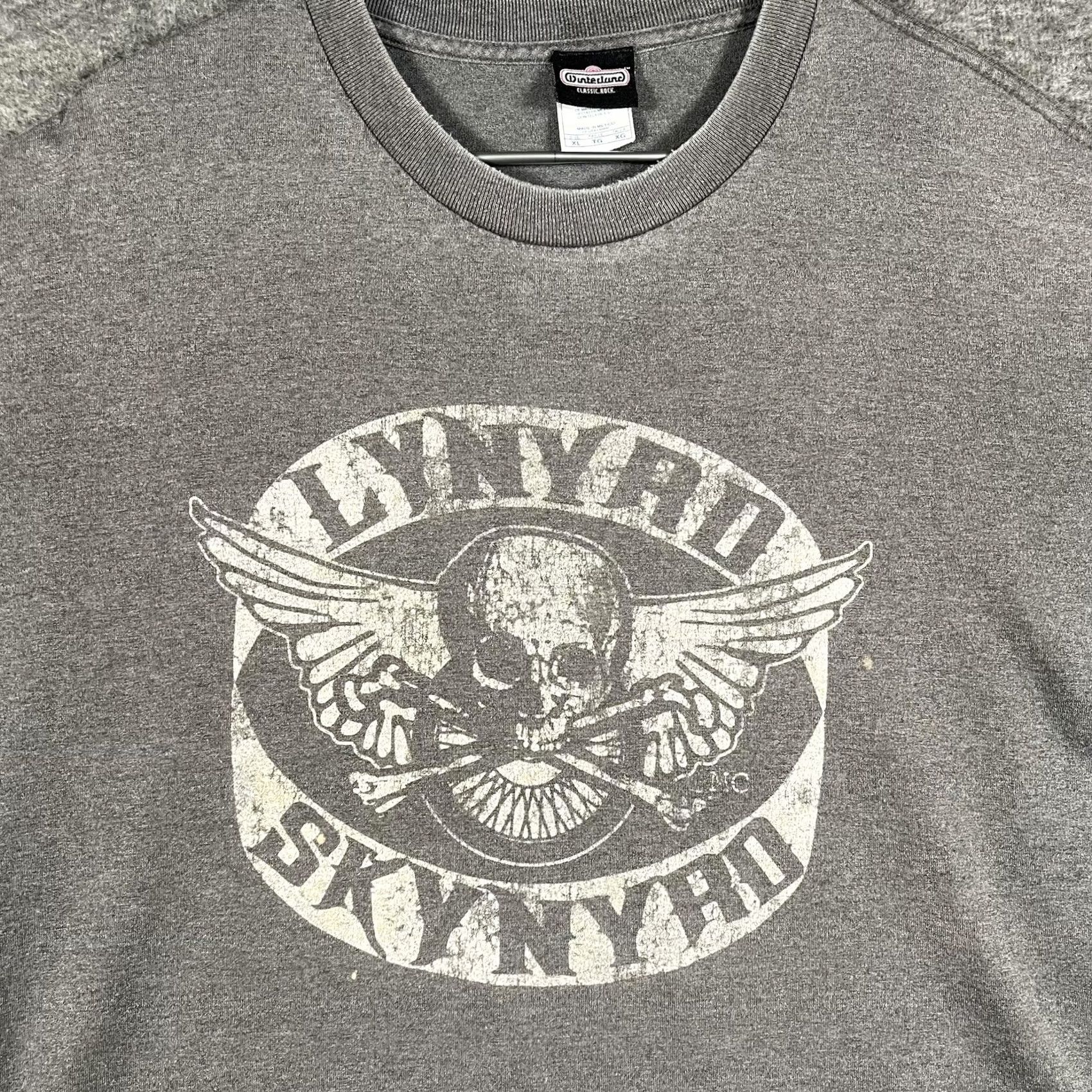 Logo 7 VINTAGE Winterland Lynyrd Skynyrd Shirt Mens XL Gray Skull Logo Tee Size US XL / EU 56 / 4 - 2 Thumbnail