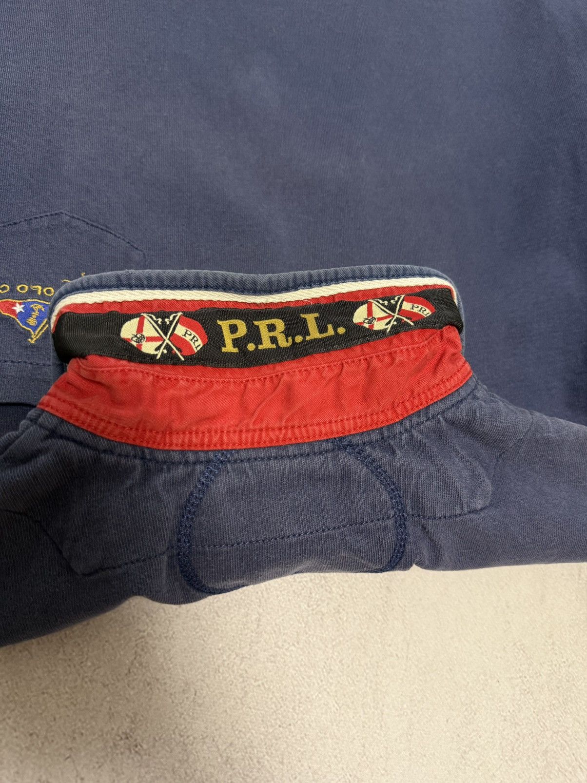 Polo Ralph Lauren × Vintage Vintage Polo Ralph Lauren Rugby Big Logo Baggy Sweatshirt Size US L / EU 52-54 / 3 - 3 Thumbnail