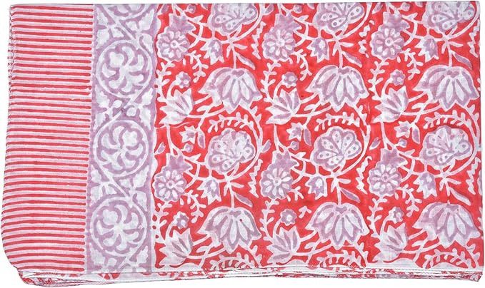 Handmade Cotton Scarf for Women Long Lightweight Shawl Wrap Size ONE SIZE - 7 Thumbnail