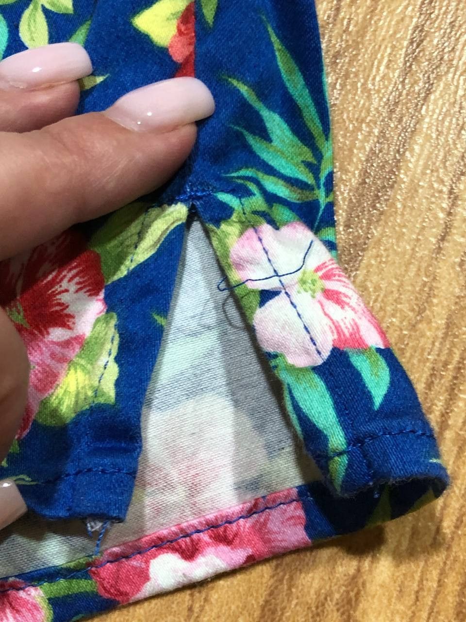 Polo Ralph Lauren Vintage blue Pants flowers Y2K Lauren Ralph Lauren Size 30" / US 8 / IT 44 - 6 Thumbnail